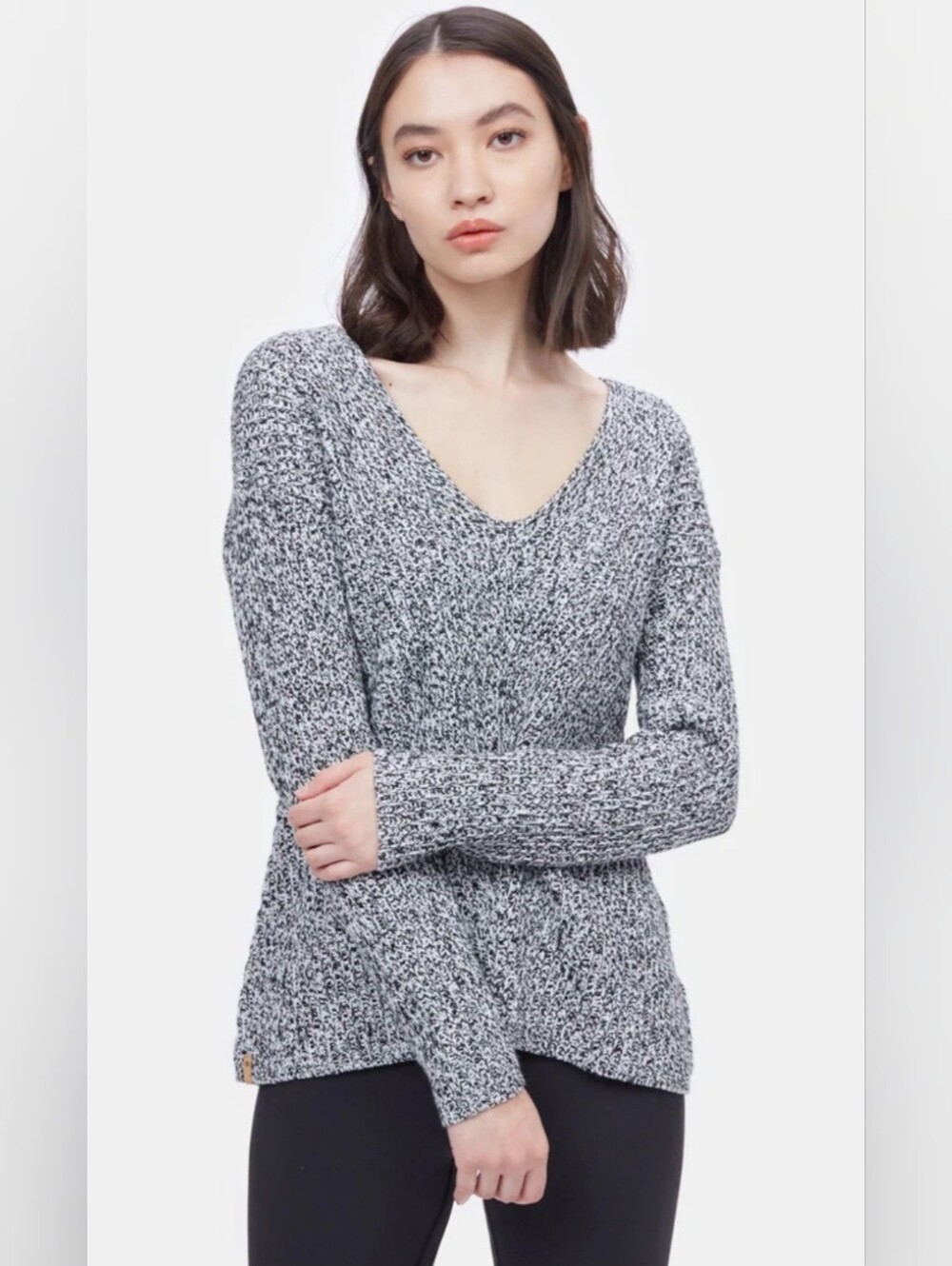 tentree Highline Cotton V-Neck Sweater